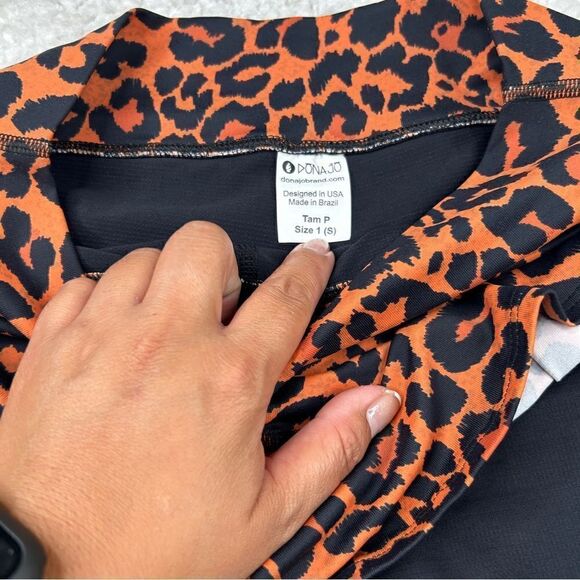 Dona Jo Jojo Ultimate Tennis Skirt/Skort Feline Animal Print - Picture 3 of 9